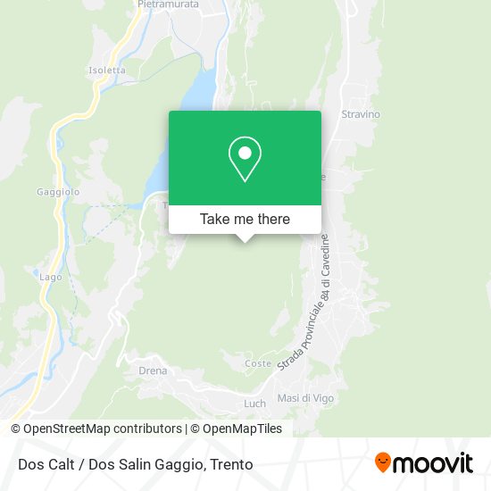 Dos Calt / Dos Salin Gaggio map