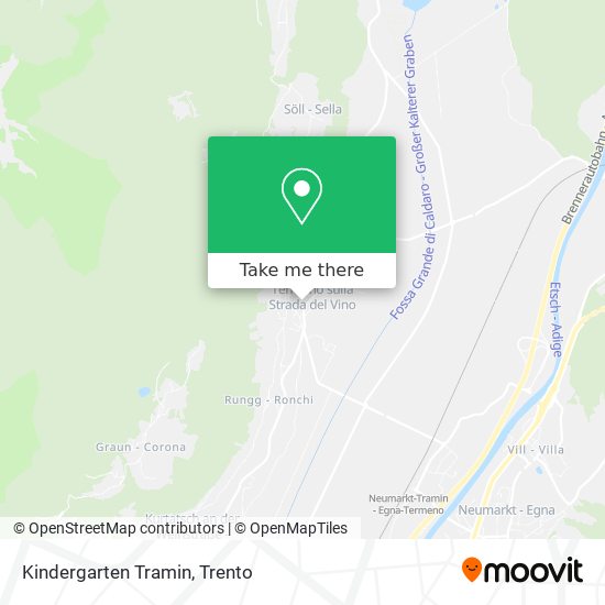 Kindergarten Tramin map