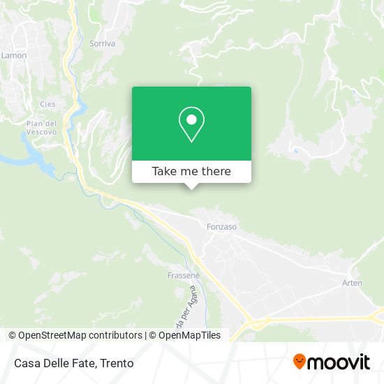 Casa Delle Fate map