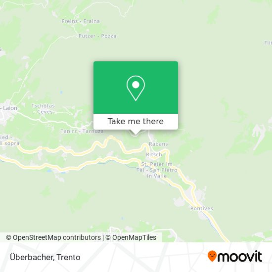 Überbacher map