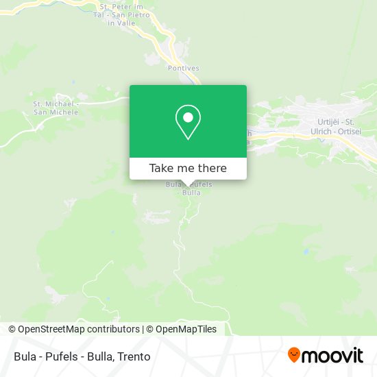Bula - Pufels - Bulla map