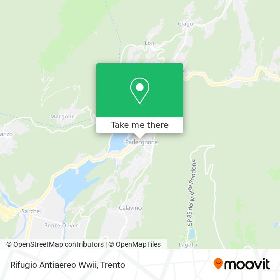 Rifugio Antiaereo Wwii map
