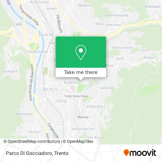 Parco Di Gocciadoro map