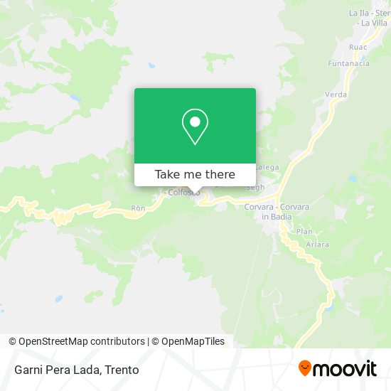 Garni Pera Lada map