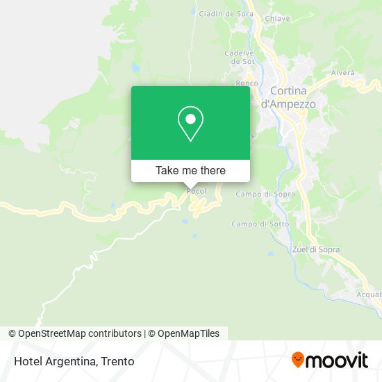 Hotel Argentina map