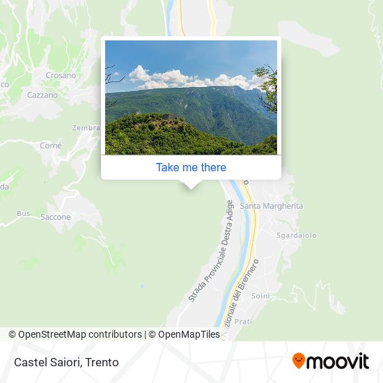 Castel Saiori map