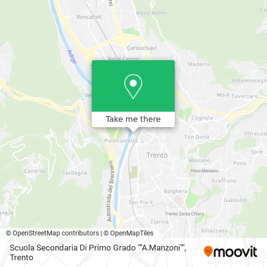Scuola Secondaria Di Primo Grado ""A.Manzoni"" map