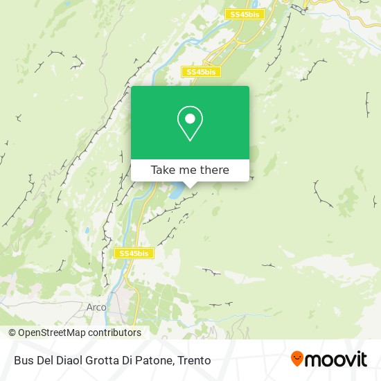 Bus Del Diaol Grotta Di Patone map