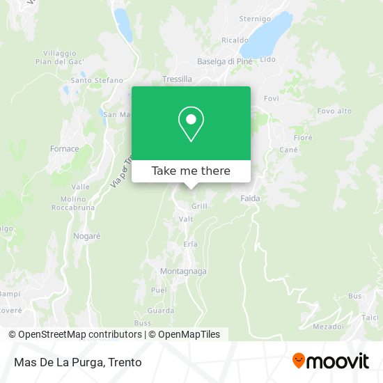 Mas De La Purga map