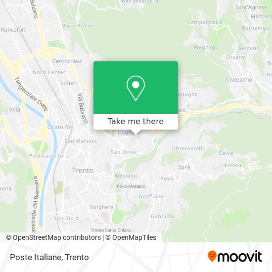 Poste Italiane map