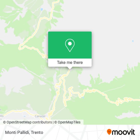 Monti Pallidi map