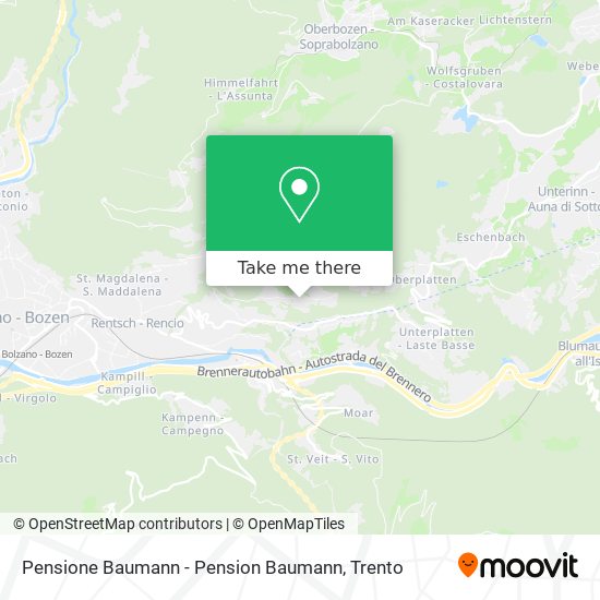 Pensione Baumann - Pension Baumann map