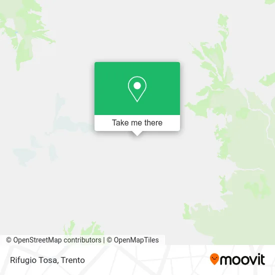 Tosa Mountain Refuge map