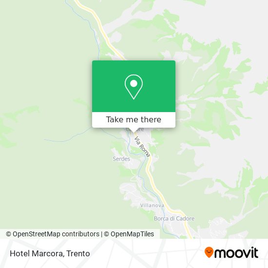 Hotel Marcora map