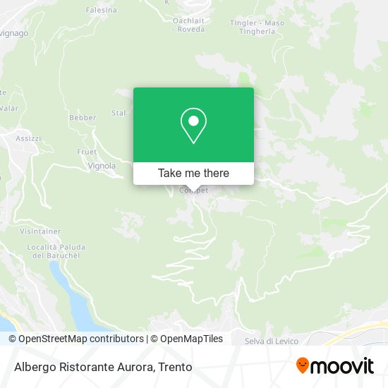 Albergo Ristorante Aurora map