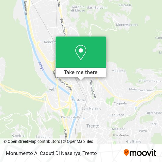 Monumento Ai Caduti Di Nassirya map