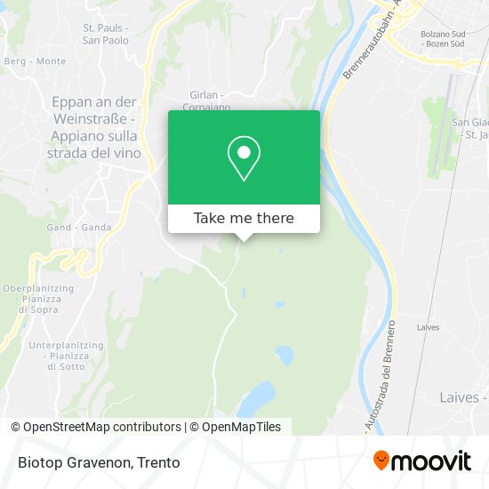 Biotop Gravenon map