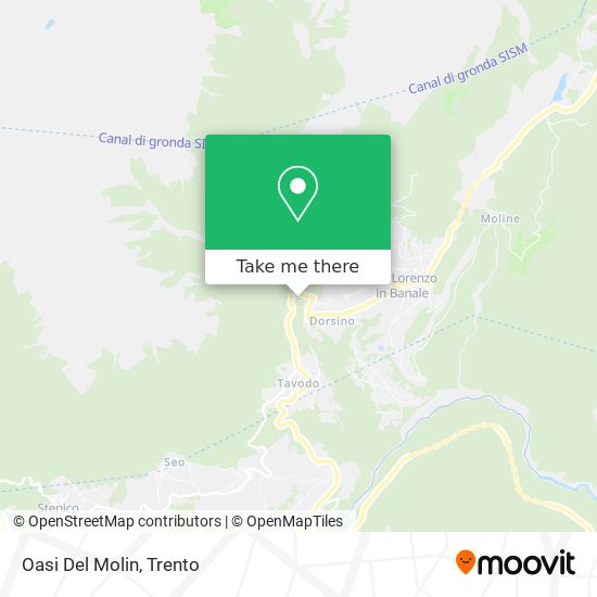 Oasi Del Molin map