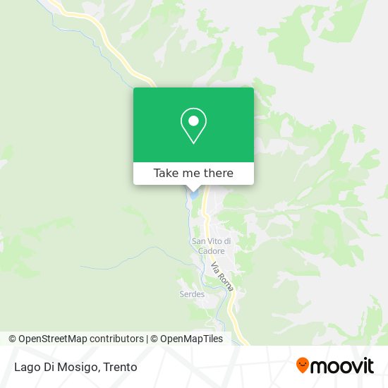 Lago Di Mosigo map