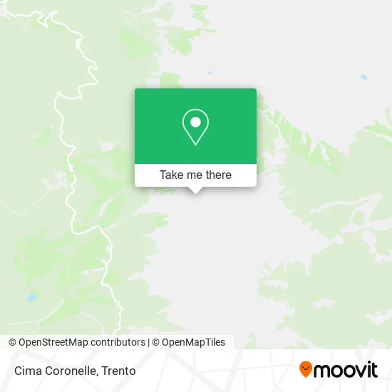 Coronelle Peak map