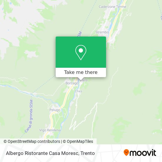 Albergo Ristorante Casa Moresc map