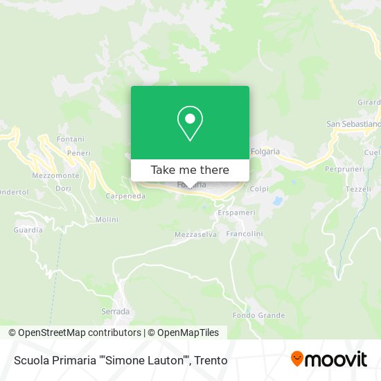 Scuola Primaria ""Simone Lauton"" map