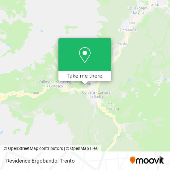 Residence Ergobando map