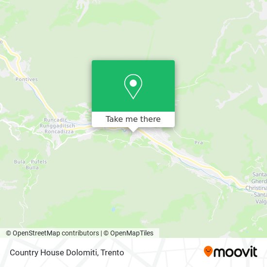 Country House Dolomiti map