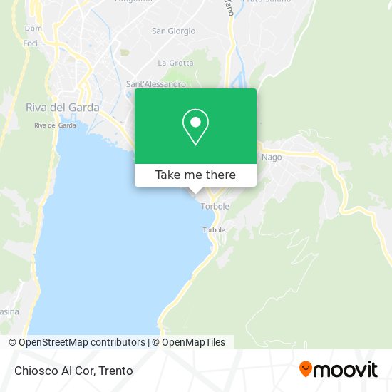 Chiosco Al Cor map