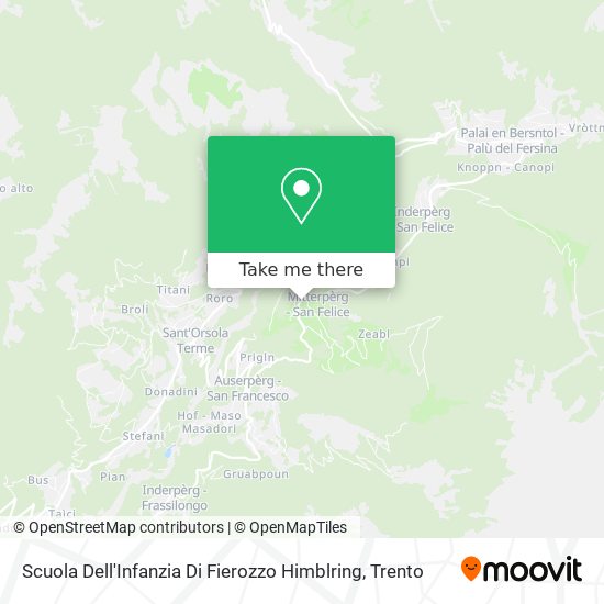 Scuola Dell'Infanzia Di Fierozzo Himblring map