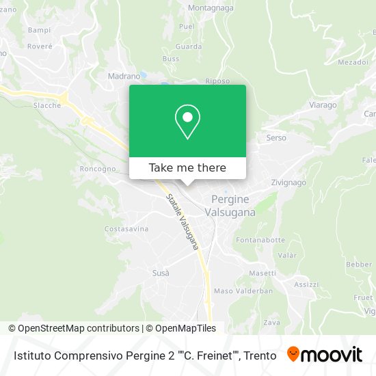 Istituto Comprensivo Pergine 2 ""C. Freinet"" map