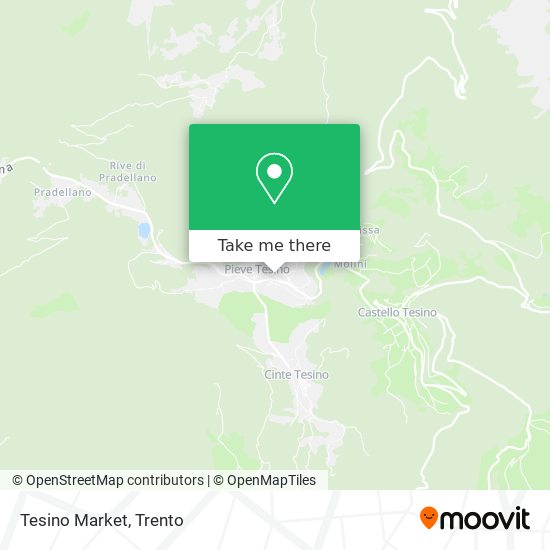 Tesino Market map