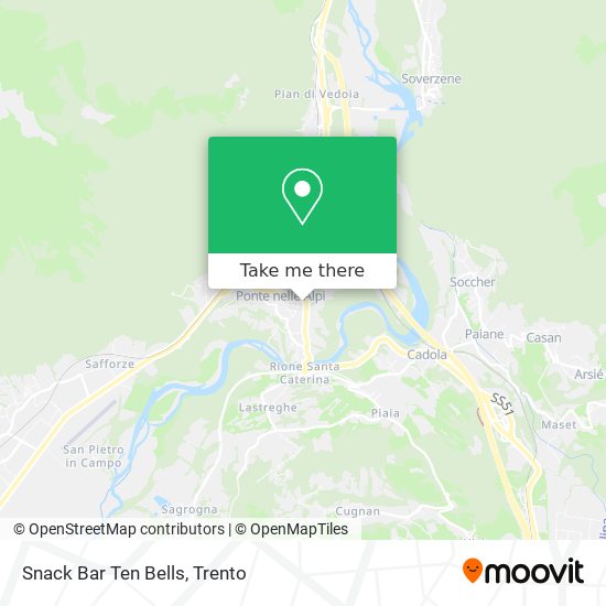 Snack Bar Ten Bells map