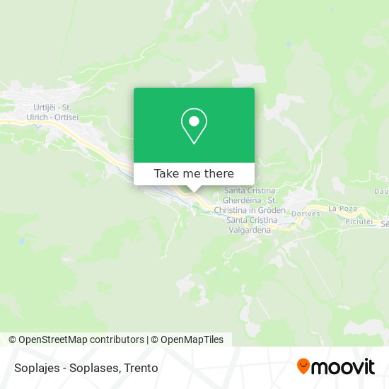 Soplajes - Soplases map