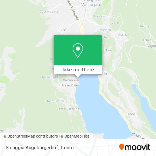 Spiaggia Augsburgerhof map
