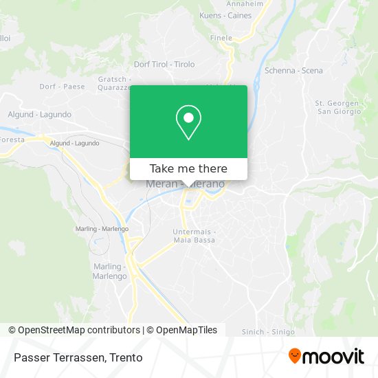 Passer Terrassen map