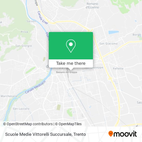 Scuole Medie Vittorelli Succursale map