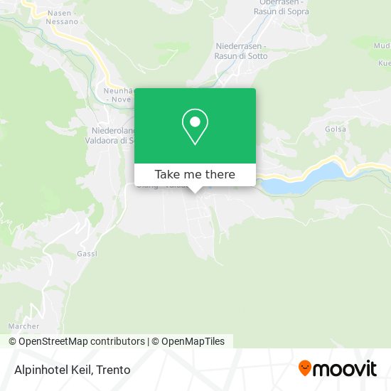 Alpinhotel Keil map