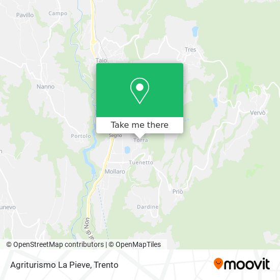 Agriturismo La Pieve map
