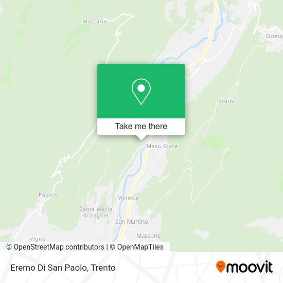 Eremo Di San Paolo map