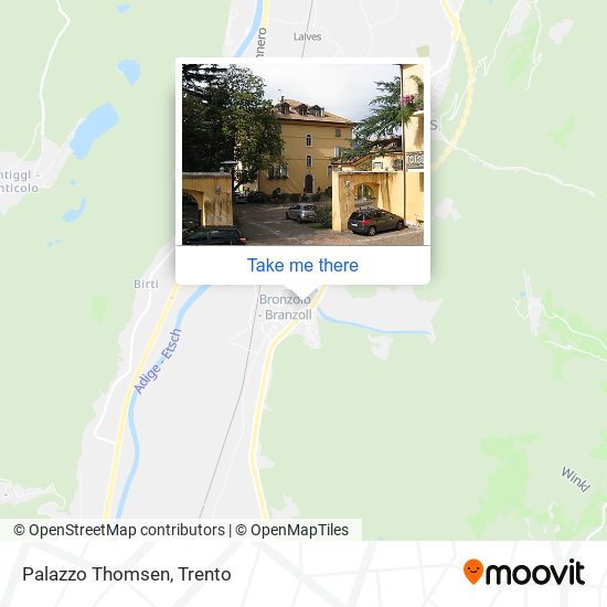 Palazzo Thomsen map
