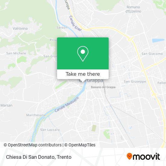Chiesa Di San Donato map