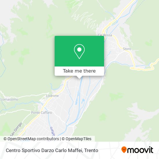 Centro Sportivo Darzo Carlo Maffei map