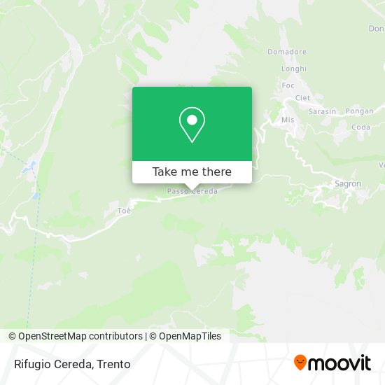 Rifugio Cereda map