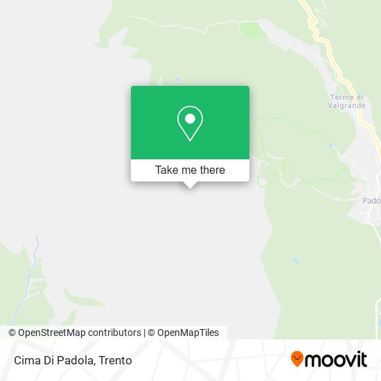 Cima Di Padola map