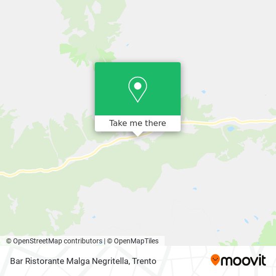 Bar Ristorante Malga Negritella map