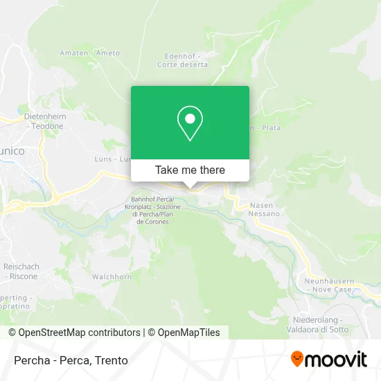 Percha - Perca map