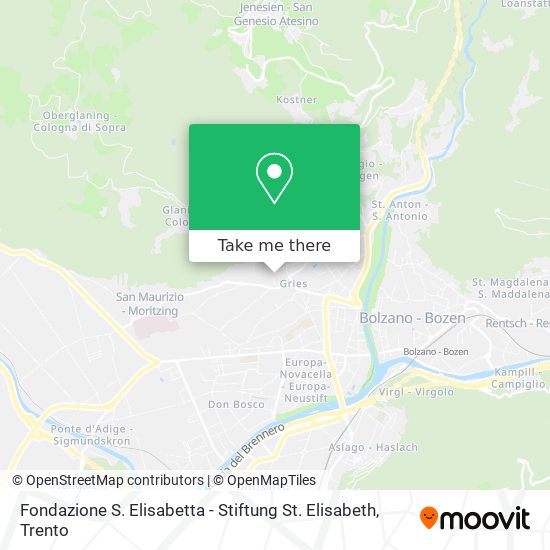 Fondazione S. Elisabetta - Stiftung St. Elisabeth map