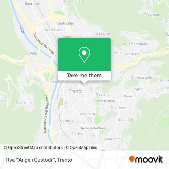Rsa ""Angeli Custodi"" map