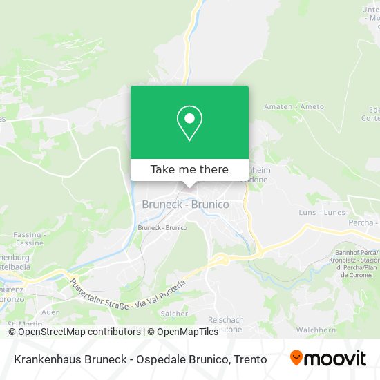 Krankenhaus Bruneck - Ospedale Brunico map